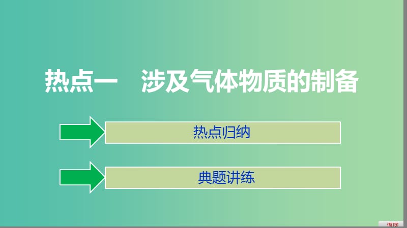 2019高考化学大一轮复习 第十章 化学实验热点 第33讲 制备实验方案的设计与评价课件 鲁科版.ppt_第3页