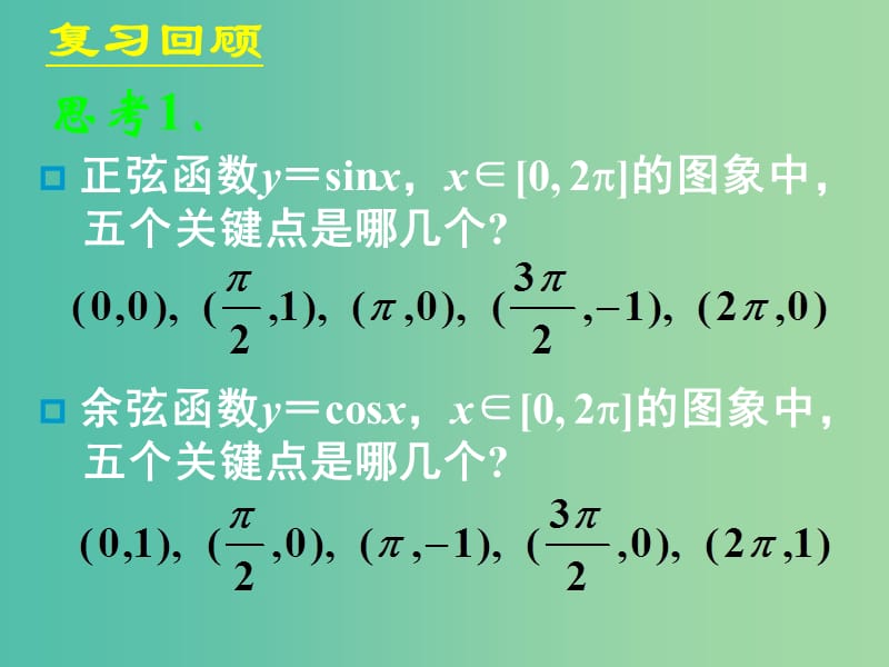 山东省平邑县高中数学 第一章 三角函数 1.4.2 正余弦函数的性质课件 新人教A版必修4.ppt_第3页