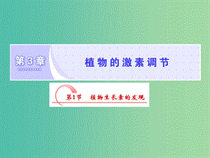 2019年高中生物 第3章 第1節(jié) 植物生長(zhǎng)素的發(fā)現(xiàn)課件 新人教必修3.ppt