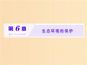 2018-2019學(xué)年高中生物 第6章 生態(tài)環(huán)境的保護(hù)課件 新人教版必修3.ppt