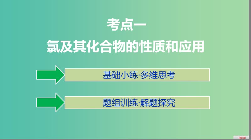 2019高考化学大一轮复习第四章非金属及其化合物第15讲富集在海水中的元素--卤素课件鲁科版.ppt_第3页