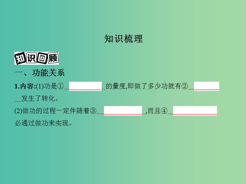 高考物理一轮复习第六章机械能第4讲功能关系能量守恒定律课件.ppt_第2页