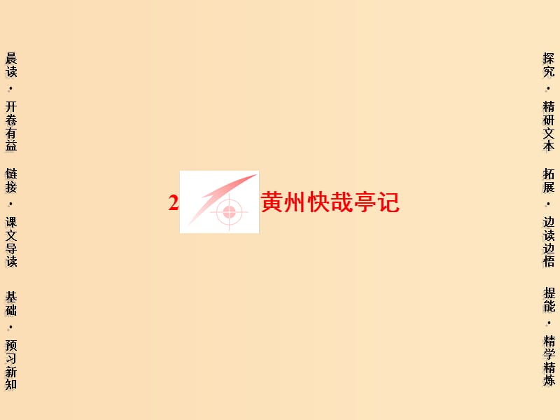 2018-2019学年高中语文 第1单元 2 黄州快哉亭记课件 粤教版选修《唐宋散文选读》.ppt_第1页