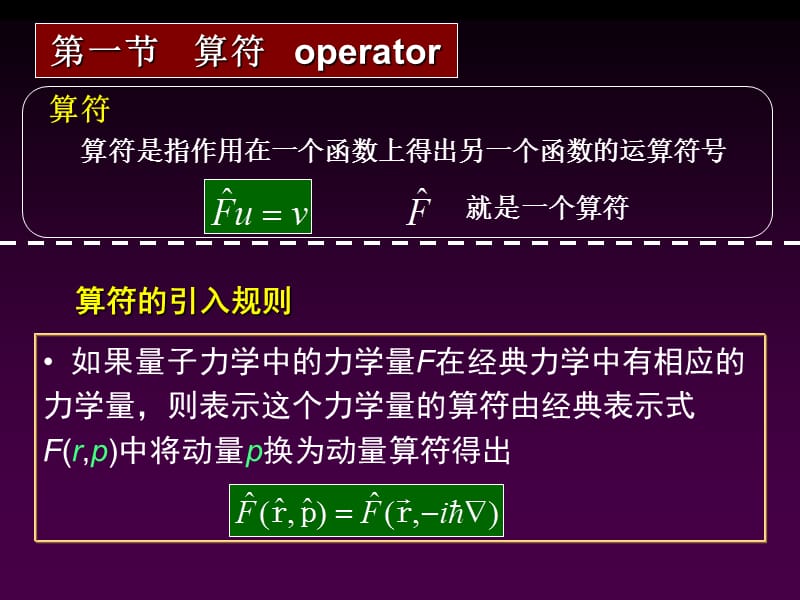 《量子力学中的算符》PPT课件.ppt_第2页