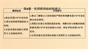 2018年秋高中歷史 第三單元 近代西方資本主義政治制度的確立與發(fā)展 第8課 美國(guó)聯(lián)邦政府的建立課件 新人教版必修1.ppt