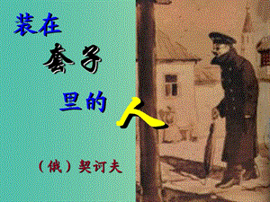 陜西省藍(lán)田縣焦岱中學(xué)高中語文 2 裝在套子里的人課件2 新人教版必修5.ppt