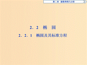 2018-2019學(xué)年高中數(shù)學(xué) 第二章 圓錐曲線與方程 2.2.1 橢圓及其標(biāo)準(zhǔn)方程課件 新人教A版選修2-1.ppt