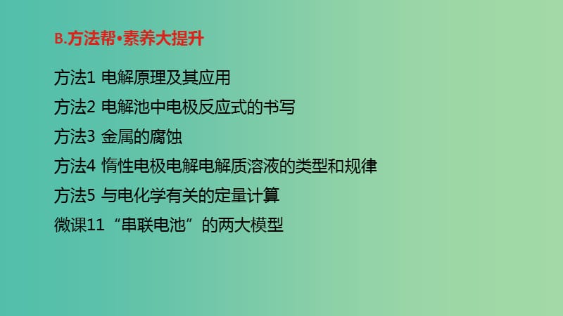 2019年高考化学总复习专题15电解池金属的腐蚀与防护课件.ppt_第3页