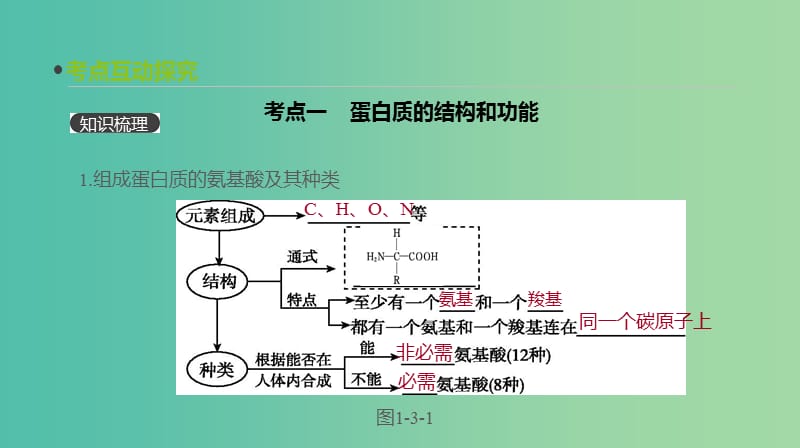 2019届高考生物一轮复习 第1单元 走近细胞与细胞的分子组成 第3讲 生命活动的主要承担者——蛋白质课件.ppt_第3页