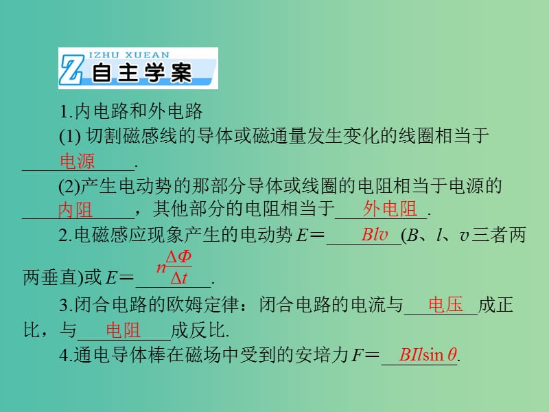 2019版高考物理一轮复习 专题九 电磁感应 第3讲 电磁感应定律的综合应用课件.ppt_第2页