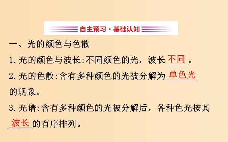 2018-2019学年高中物理 13.7+13.8 光的颜色 色散 激光课件 新人教版选修3-4.ppt_第3页