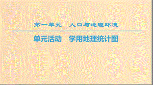 2018秋高中地理 第1單元 人口與地理環(huán)境 單元活動(dòng) 學(xué)用地理統(tǒng)計(jì)圖課件 魯教版必修2.ppt