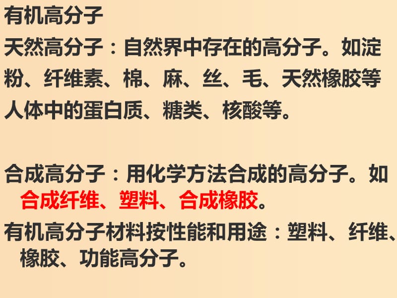 2018年高中化学 专题3 丰富多彩的生活材料 第三单元 高分子材料和复合材料课件4 苏教版选修1 .ppt_第2页