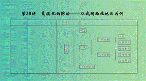 2019版高考地理大一輪復(fù)習 第十三單元 區(qū)域生態(tài)環(huán)境建設(shè) 第30講 荒漠化的防治——以我國西北地區(qū)為例課件 新人教版.ppt