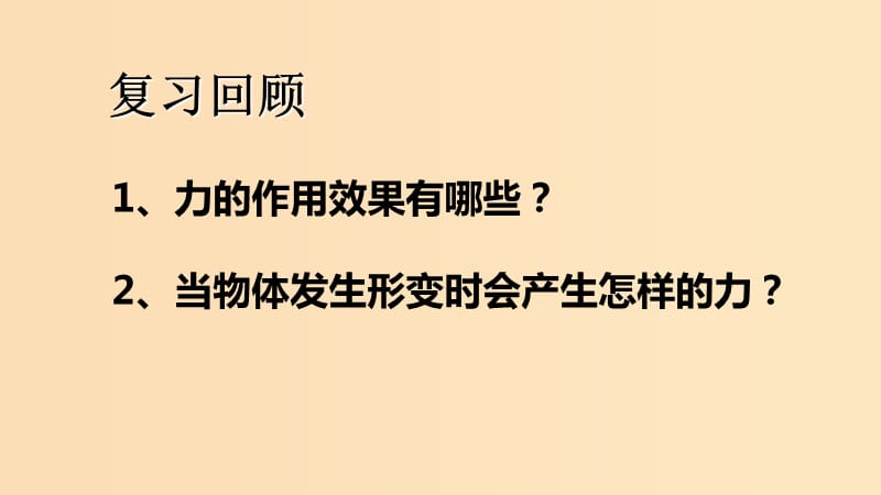 2018高中物理 第二章 力 专题2.3 弹力 第一课时课件 教科版必修1.ppt_第2页