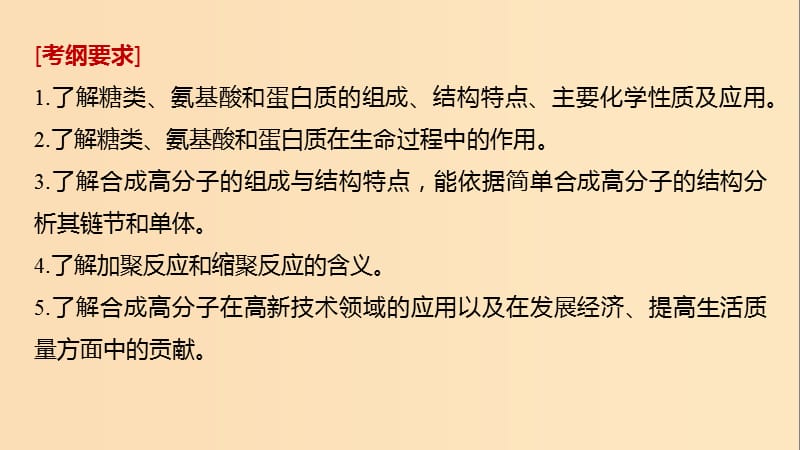 2019版高考化学一轮复习 第十一章 物质结构与性质 第36讲 生命中的基础有机化学物质 合成有机高分子课件.ppt_第2页