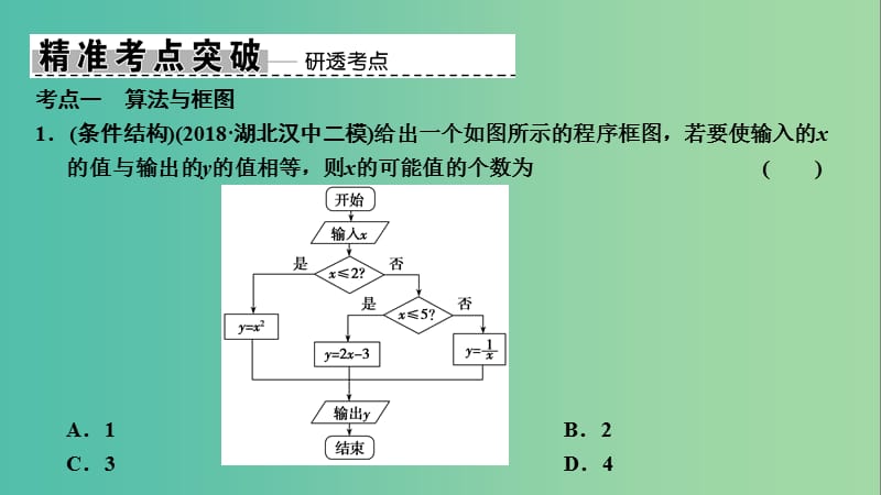 2019高考数学大二轮复习 专题6 算法与框图、推理与证明课件 文.ppt_第2页