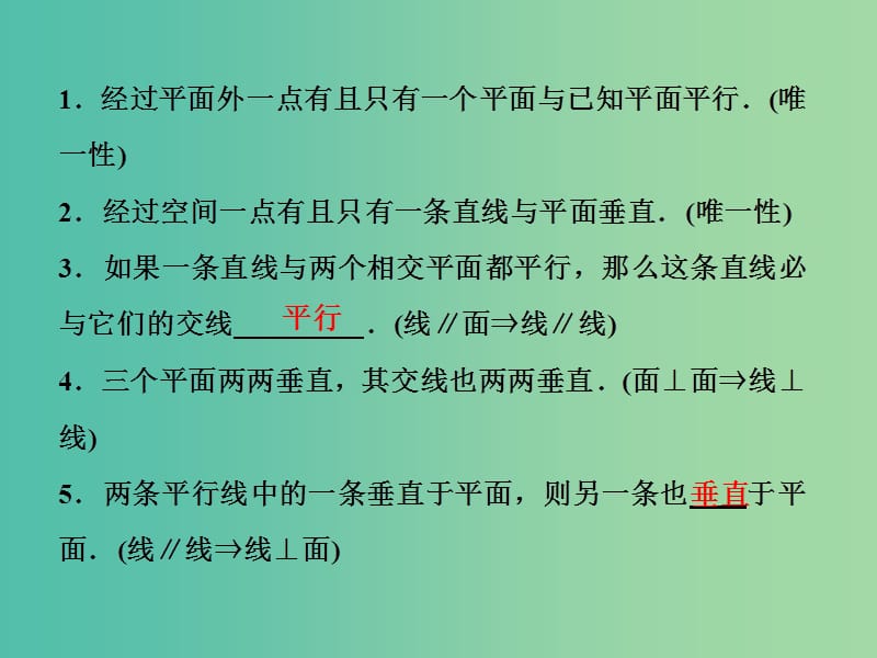 2019高考数学二轮复习 第一部分 保分专题三 空间位置与空间计算课件 理.ppt_第2页