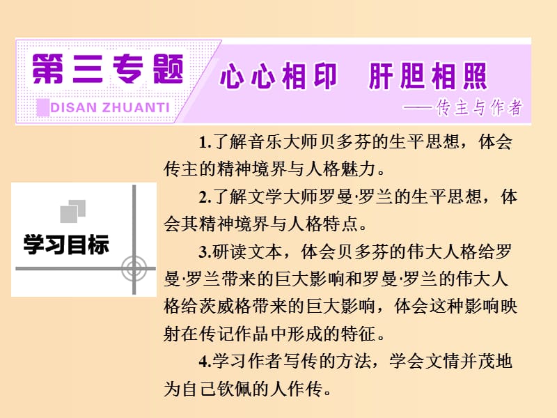 2018-2019学年高中语文第三专题第5课贝多芬传课件苏教版选修传记蚜.ppt_第2页