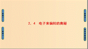 2018-2019高中物理 第2章 打開(kāi)電磁聯(lián)系的大門 2.4 電子束偏轉(zhuǎn)的奧秘課件 滬科版選修1 -1.ppt