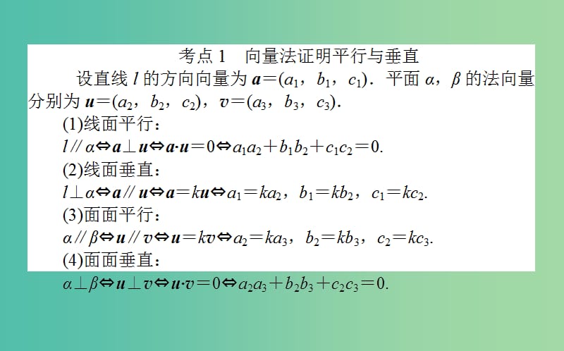 2019年高考数学二轮复习 5.3 空间向量与立体几何课件 理.ppt_第2页