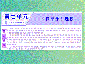 2019版高中語文 第七單元 第一節(jié) 鄭人有且買履者課件 新人教版選修《先秦諸子選讀》.ppt