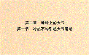 2018-2019學(xué)年高中地理 第二章 地球上的大氣 第一節(jié) 冷熱不均引起大氣運(yùn)動(dòng)課件 新人教版必修1.ppt