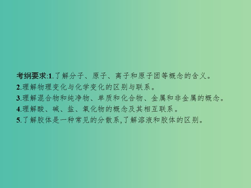 广西2019年高考化学一轮复习 第2单元 化学物质及其变化 2.1 物质的组成、性质和分类课件 新人教版.ppt_第2页