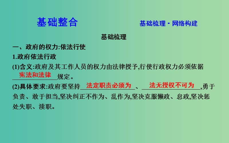 高考政治第一轮复习第二单元为人民服务的政府第四课我国政府受人民的监督课件新人教版.ppt_第2页