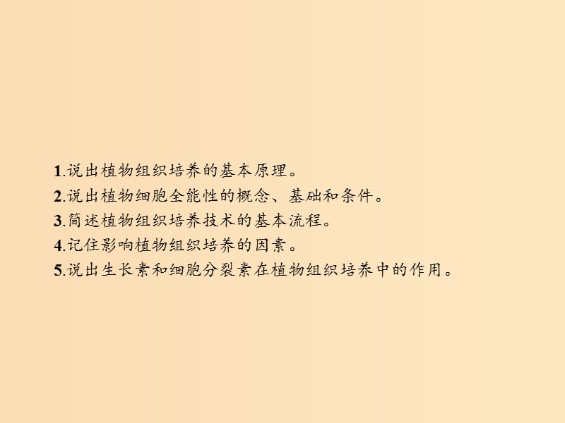 2018-2019高中生物 第4章 现代生物技术 4.1 植物的组织培养课件 北师大版选修1 .ppt_第2页