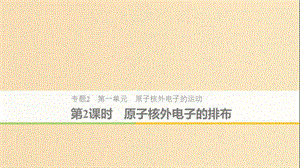 2018-2019版高中化學 專題2 原子結構與元素的性質 第一單元 原子核外電子的運動 第2課時 蘇教版選修3.ppt