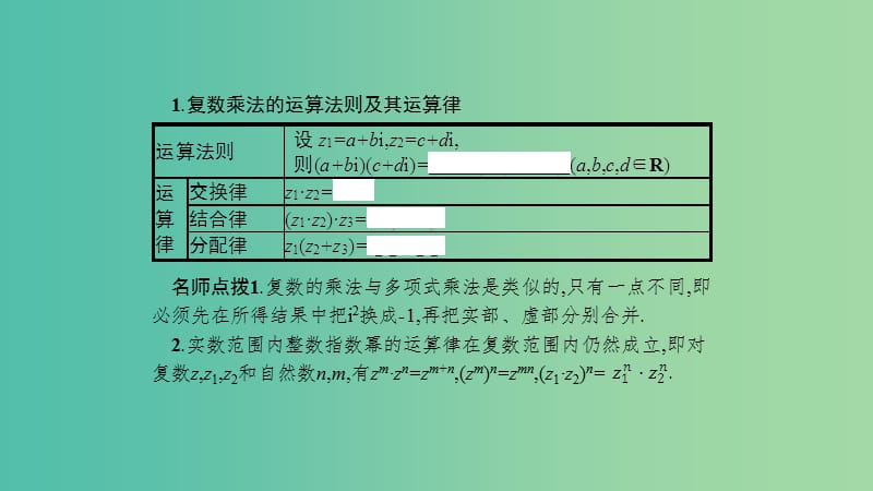 2019高中数学 第三章 数系的扩充与复数的引入 3.2 复数代数形式的四则运算 3.2.2 复数代数形式的乘除运算课件 新人教A版选修1 -2.ppt_第3页