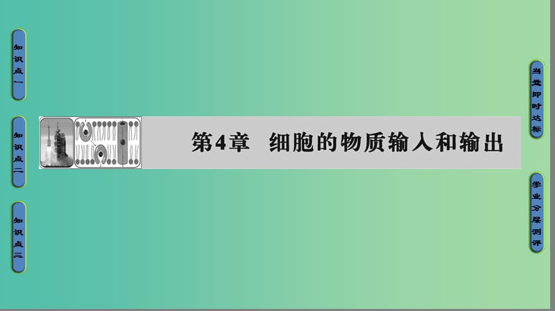 2018版高中生物 第四章 细胞的物质输入和输出 第1节 物质跨膜运输的实例课件 新人教版必修1.ppt_第1页