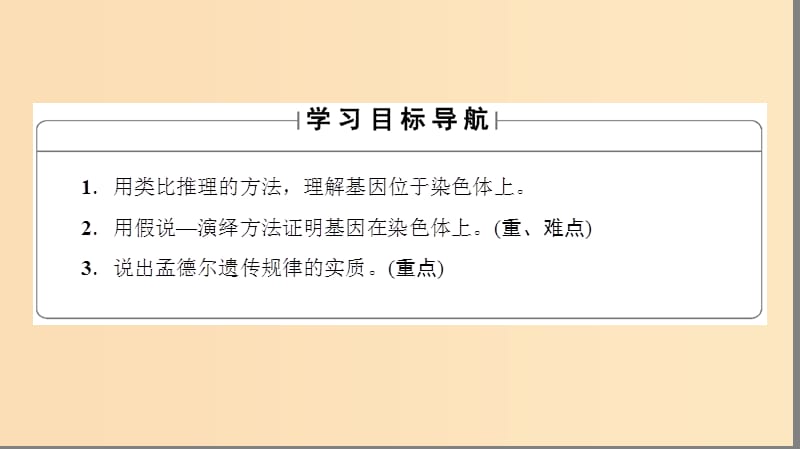 2018版高中生物 第二章 基因和染色体的关系 第2节 基因在染色体上课件 新人教版必修2.ppt_第2页