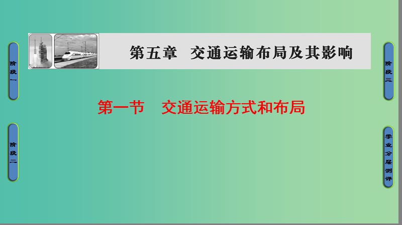 2018版高中地理 第五章 交通運(yùn)輸布局及其影響 第1節(jié) 交通運(yùn)輸方式和布局課件 新人教版必修2.ppt_第1頁(yè)