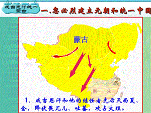 高中歷史 第五單元 兩宋的繁榮與元的統(tǒng)一 第22課《元朝的統(tǒng)一》優(yōu)質(zhì)課件 華東師大版第三冊(cè).ppt