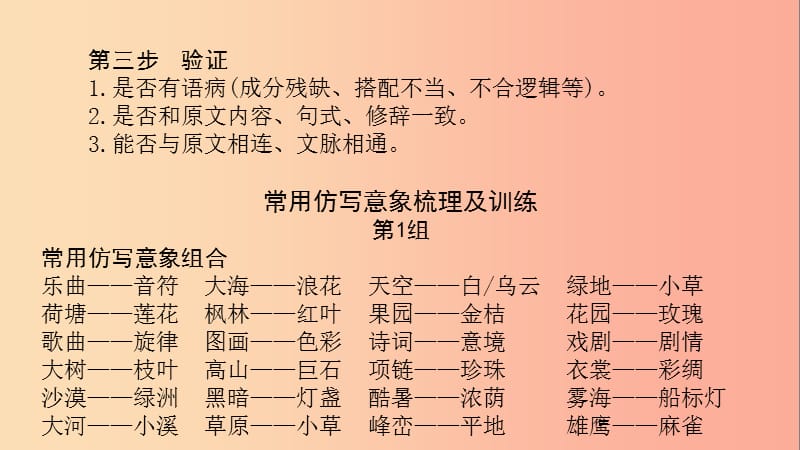 重庆市2019年中考语文 语文知识及运用 专题九 仿写 续写课件.ppt_第3页