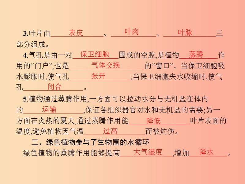 七年级生物上册3.3绿色植物与生物圈的水循环课件 新人教版.ppt_第3页