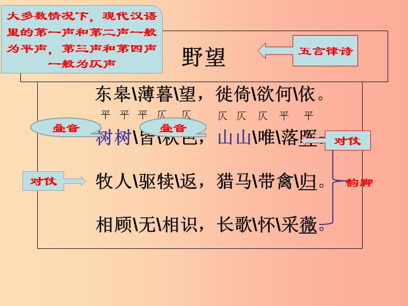 湖南省益阳市大通湖区八年级语文上册 第三单元 12 唐诗五首《野望》课件 新人教版.ppt_第3页