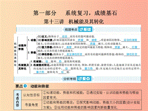 山東省青島市2019年中考物理總復(fù)習(xí) 九年級(jí) 第13講 機(jī)械能及其轉(zhuǎn)化課件.ppt