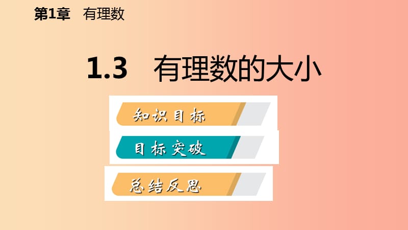 2019年秋七年级数学上册第1章有理数1.3有理数的大小导学课件新版沪科版.ppt_第2页