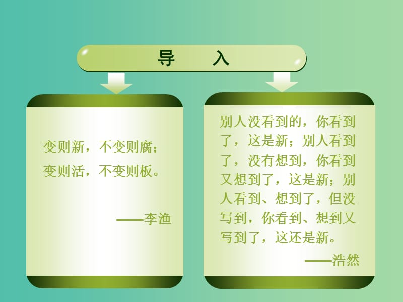 陕西省蓝田县焦岱中学高中语文 梳理探究 注重创新课件 新人教版必修5.ppt_第2页