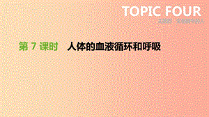 廣東省2019年中考生物 主題復(fù)習(xí)四 生物圈中的人 第07課時(shí) 人體的血液循環(huán)和呼吸課件.ppt