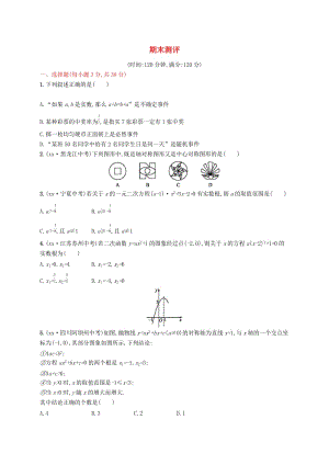 2018-2019學年九年級數(shù)學上冊 期末測評 （新版）新人教版.doc