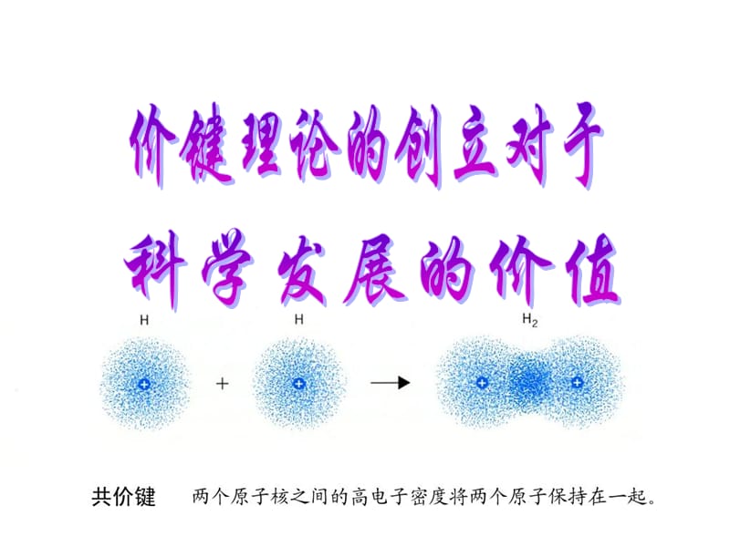 价键理论对社会的意义.ppt_第1页