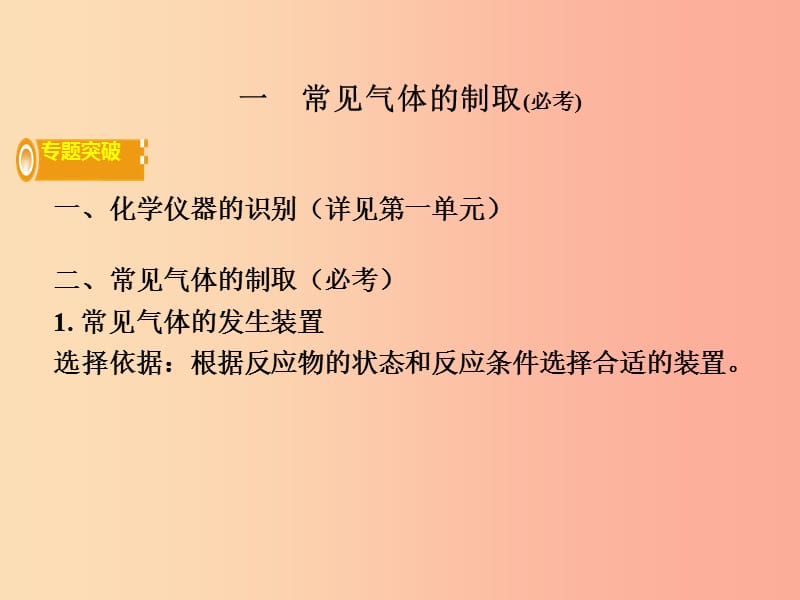 湖南省2019年中考化学复习 第二部分 重点专题突破 专题六 教材基础实验课件.ppt_第2页