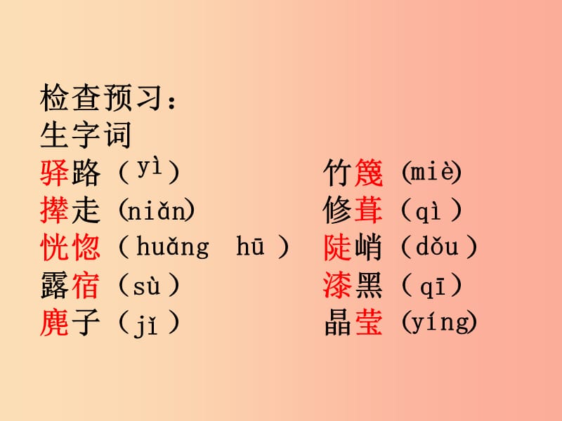 内蒙古鄂尔多斯康巴什新区七年级语文下册 第四单元 14《驿路梨花》课件 新人教版.ppt_第1页