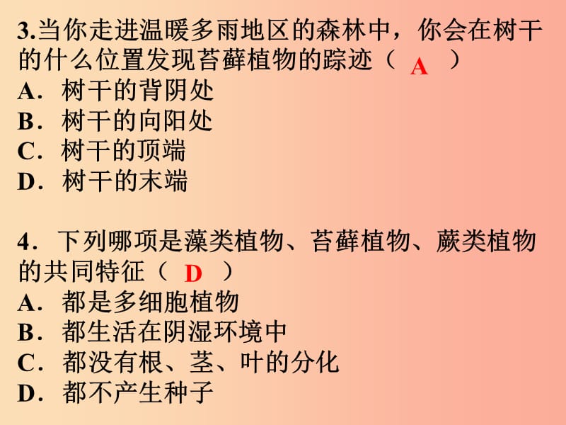 2019年七年级生物上册 第三单元 生物圈中的绿色植物课件 新人教版.ppt_第2页