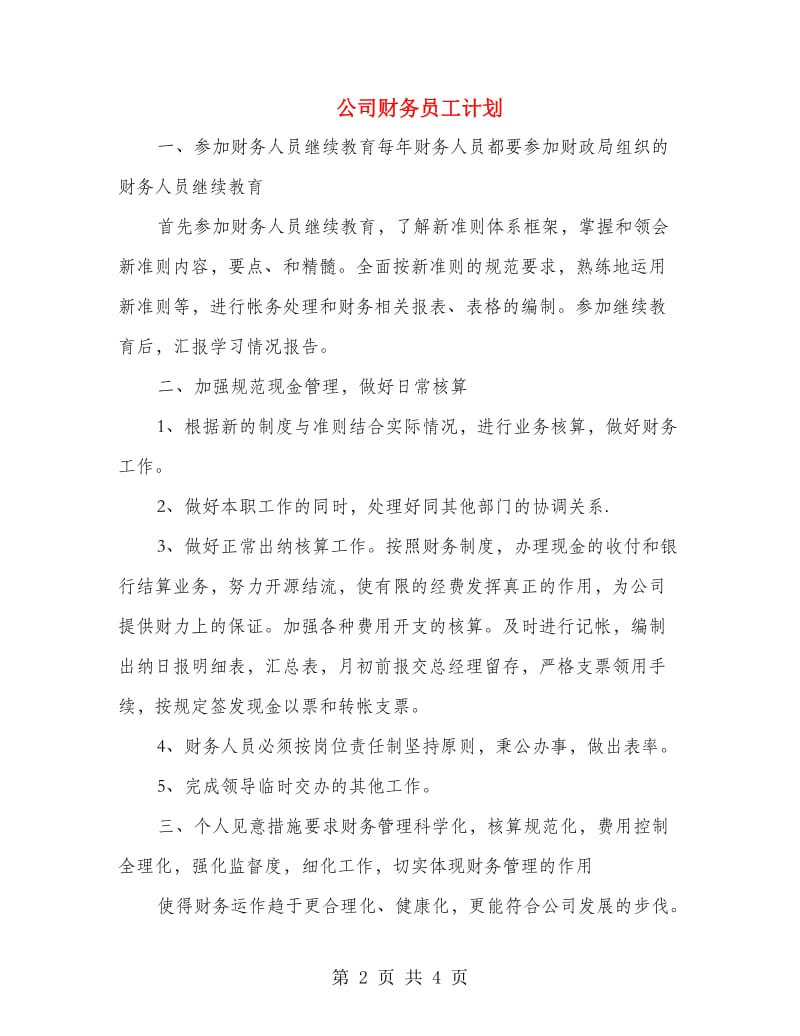 公司财务员工计划.doc_第2页