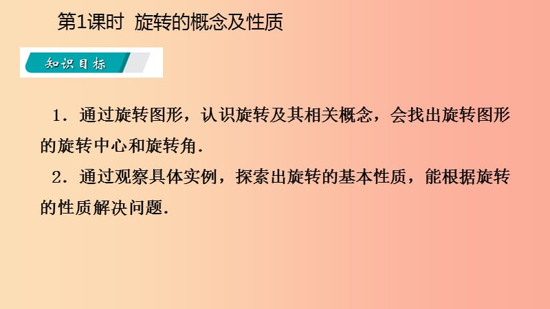 2019年秋九年级数学上册 第23章 旋转 23.1 图形的旋转 23.1.1 旋转的概念及性质（听课）课件 新人教版.ppt_第3页